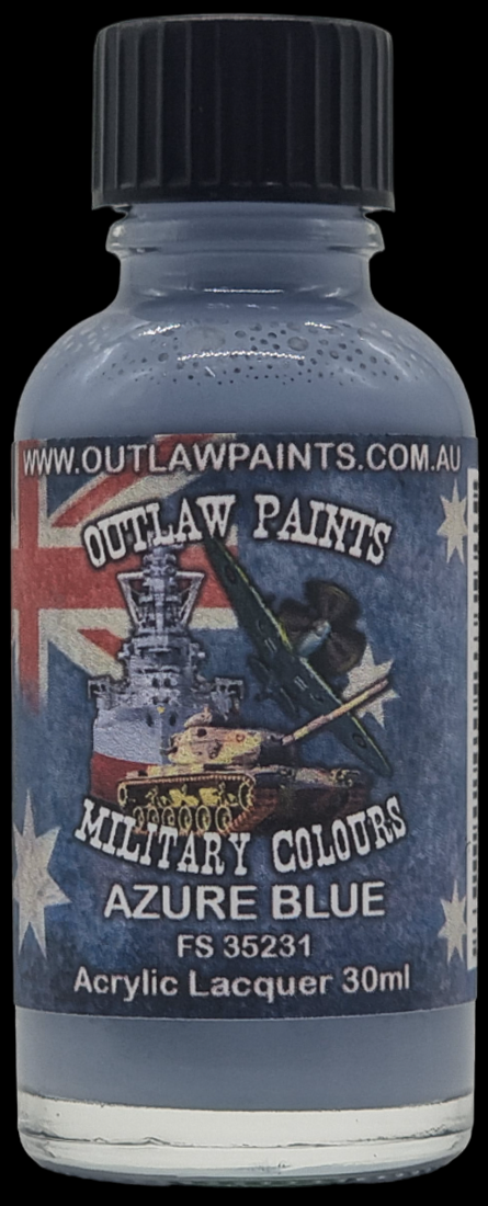 Boxart Australian Military Colour - Azure Blue FS35231 OP132MIL Outlaw Paints Boxart Australian Military Colour - Azure Blue FS35231 OP132MIL Outlaw Paints