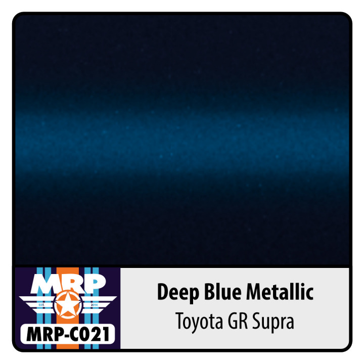 Boxart Deep Blue Metallic - Toyota GR Supra MRP-021 MR.Paint Boxart Deep Blue Metallic - Toyota GR Supra MRP-021 MR.Paint