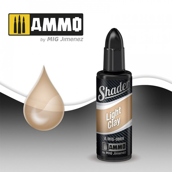 Boxart Light Clay Shader A.MIG-0869 Ammo by Mig Jimenez