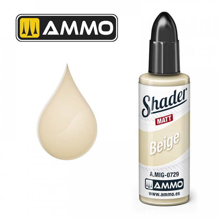 Boxart Beige Shader A.MIG-0729 Ammo by Mig Jimenez