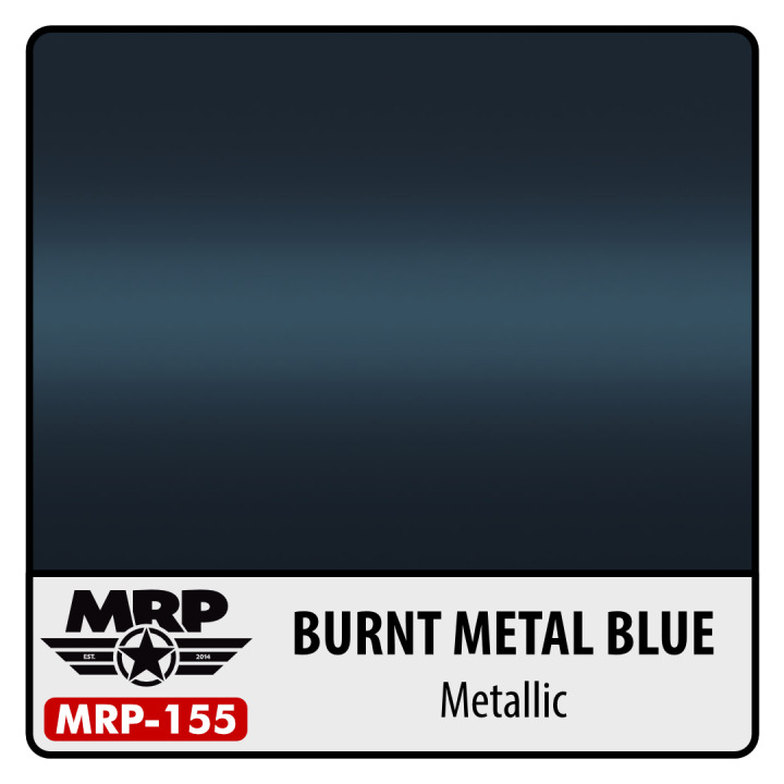 Boxart Blue Burnt Metal (Metallic)  MR.Paint