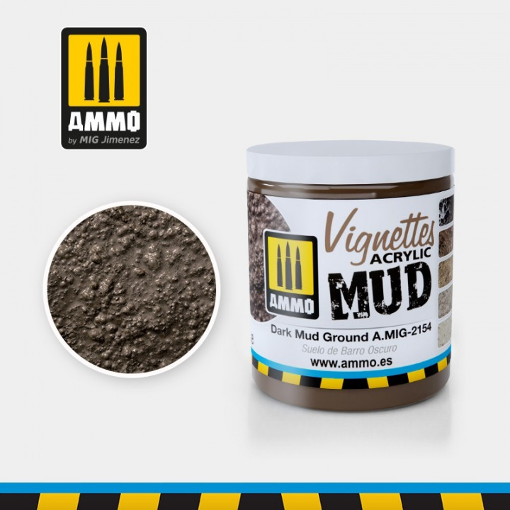 Boxart VIGNETTES Dark Mud Ground A.MIG-2154  Ammo by Mig Jimenez