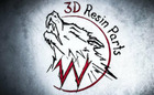 Wolf 3D Resin Parts Logo Wolf 3D Resin Parts Logo